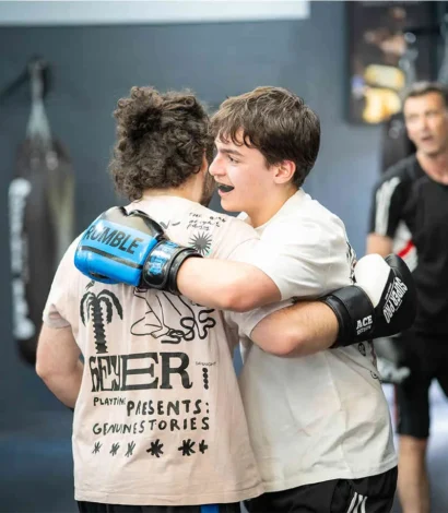 Boksring en trainingsruimte bij BOKS Leiden